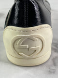 GUCCI Women’s Black Leather High Top Sneakers Size 37.5