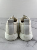 HERMES Women’s White Mesh Technical Canvas Team Sneakers Size 36