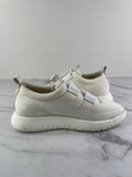 HERMES Women’s White Mesh Technical Canvas Team Sneakers Size 36