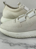 HERMES Women’s White Mesh Technical Canvas Team Sneakers Size 36