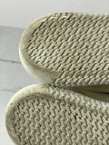 HERMES Women’s White Mesh Technical Canvas Team Sneakers Size 36