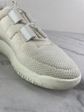 HERMES Women’s White Mesh Technical Canvas Team Sneakers Size 36