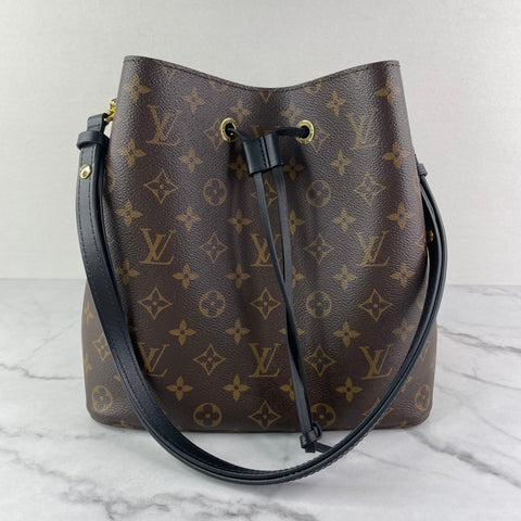 Louis Vuitton Monogram NÉONOÉ MM Black Crossbody/Shoulder Bag