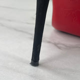 CHRISTIAN LOUBOUTIN Black Patent/Suede Mayerling 100 Sandals Size 39.5