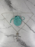 Tiffany & Co Sterling Silver XL Fleur de Lis Necklace