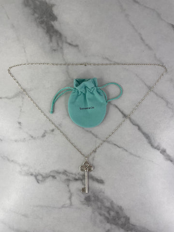 Tiffany & Co Sterling Silver XL Fleur de Lis Necklace