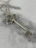 Tiffany & Co Sterling Silver XL Fleur de Lis Necklace