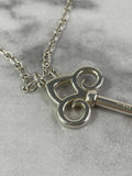 Tiffany & Co Sterling Silver XL Fleur de Lis Necklace