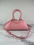 GIVENCHY Flamingo Pink Box Leather Mini Antigona East-West Crossbody/Shoulder Bag