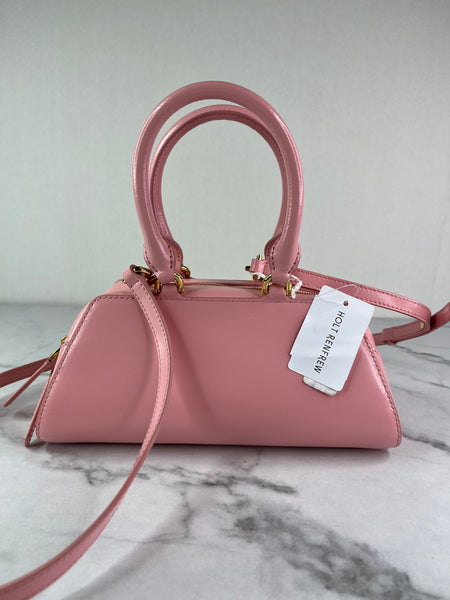 GIVENCHY Flamingo Pink Box Leather Mini Antigona East-West Crossbody/Shoulder Bag