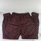 Louis Vuitton Women's Red/Black Monogram Jogging Pants Size 36
