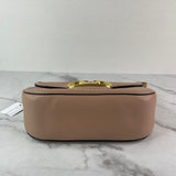 VALENTINO ROSE CANNELLE ALLTIME GRAINY CALFSKIN SHOULDER/CROSSBODY BAG