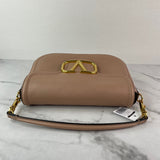 VALENTINO ROSE CANNELLE ALLTIME GRAINY CALFSKIN SHOULDER/CROSSBODY BAG