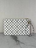 LOUIS VUITTON Limited Edition Monogram Black/White Wristlet/Clutch