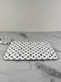 LOUIS VUITTON Limited Edition Monogram Black/White Wristlet/Clutch