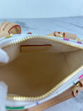 LOUIS VUITTON Multicolore Blanc LV x TM Nano Speedy