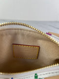 LOUIS VUITTON Multicolore Blanc LV x TM Nano Speedy
