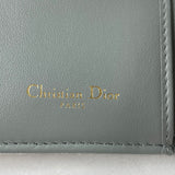 Christian Dior Saddle Lotus Wallet in Grey Oblique Jacquard Print