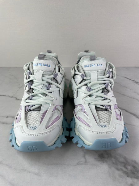 BALENCIAGA Women’s White/Pastel Track Sneakers Size 38