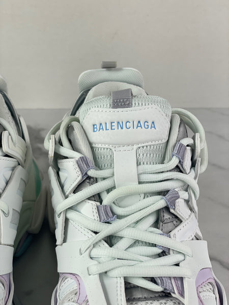 BALENCIAGA Women’s White/Pastel Track Sneakers Size 38