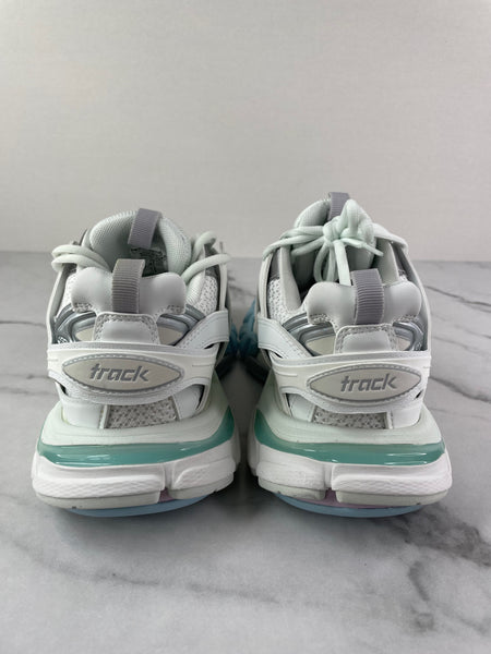 BALENCIAGA Women’s White/Pastel Track Sneakers Size 38