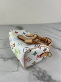 LOUIS VUITTON Multicolore Blanc LV x TM Nano Speedy