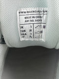 BALENCIAGA Women’s White/Pastel Track Sneakers Size 38