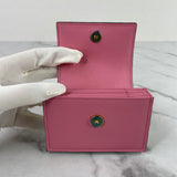 Valentino Pink VLogo Card Holder/Wallet