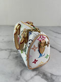 LOUIS VUITTON Multicolore Blanc LV x TM Nano Speedy