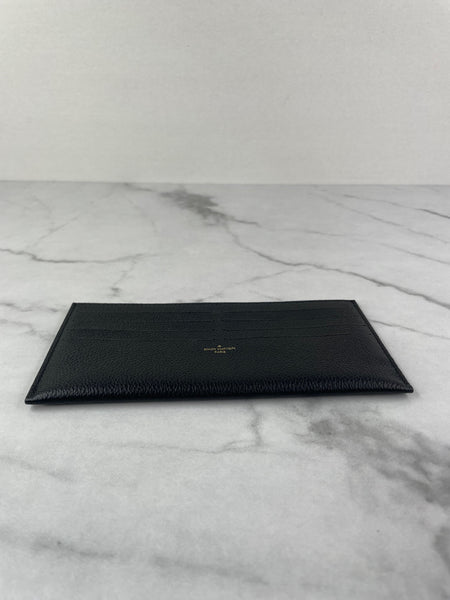 LOUIS VUITTON Black Félicie Card Holder Insert