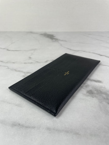 LOUIS VUITTON Black Félicie Card Holder Insert
