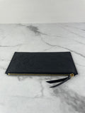 LOUIS VUITTON Black Monogram Empreinte Felicie Zippered Insert Pouch
