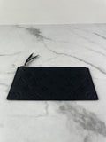 LOUIS VUITTON Black Monogram Empreinte Felicie Zippered Insert Pouch