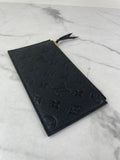 LOUIS VUITTON Black Monogram Empreinte Felicie Zippered Insert Pouch