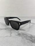 Saint Laurent Black Rectangular Frame Sunglasses