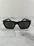 Saint Laurent Black Rectangular Frame Sunglasses