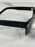 Saint Laurent Black Rectangular Frame Sunglasses