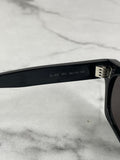 Saint Laurent Black Rectangular Frame Sunglasses
