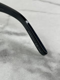 Saint Laurent Black Rectangular Frame Sunglasses