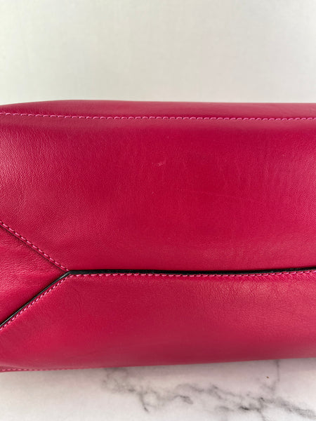 Valentino Fuchsia Pink Rockstud Shoulder Tote Bag