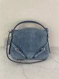 GIVENCHY Washed Denim Nano Voyou crossbody/shoulder bag