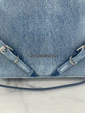 GIVENCHY Washed Denim Nano Voyou crossbody/shoulder bag
