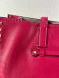 Valentino Fuchsia Pink Rockstud Shoulder Tote Bag