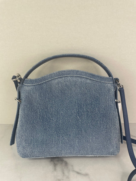 GIVENCHY Washed Denim Nano Voyou crossbody/shoulder bag