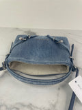 GIVENCHY Washed Denim Nano Voyou crossbody/shoulder bag