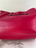 Valentino Fuchsia Pink Rockstud Shoulder Tote Bag