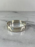 TIFFANY & CO. Sterling Silver Beaded Edge Milgrain Bangle Bracelet