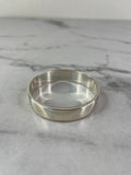 TIFFANY & CO. Sterling Silver Beaded Edge Milgrain Bangle Bracelet