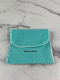 TIFFANY & CO. Sterling Silver Beaded Edge Milgrain Bangle Bracelet