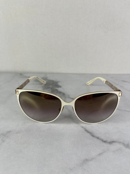 Jimmy Choo Posie/S brown/gold/ivory Glitter Sunglasses
